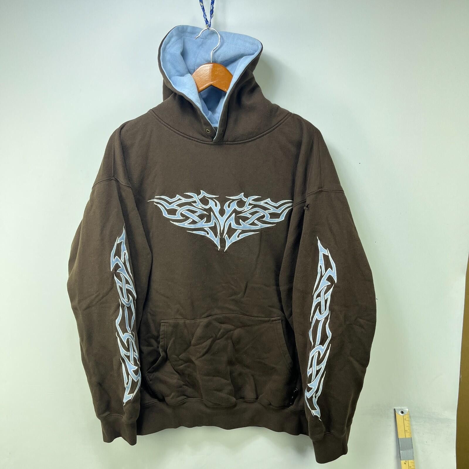 Other Vintage Y2K Sapphire Lounge Flames Sleeve Hoodie Skate XL Size US XL / EU 56 / 4 - 1 Thumbnail