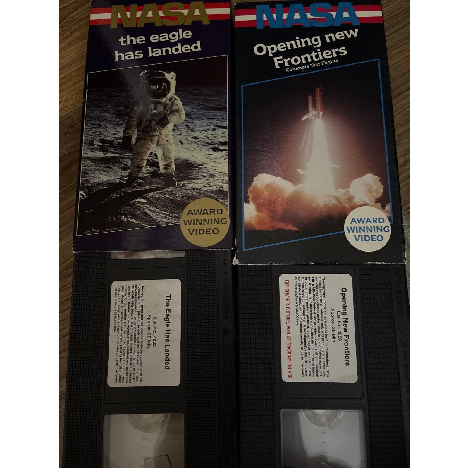 Other NASA 2 VHS lot: opening new frontiers/the eagle has landed Size ONE SIZE - 3 Thumbnail
