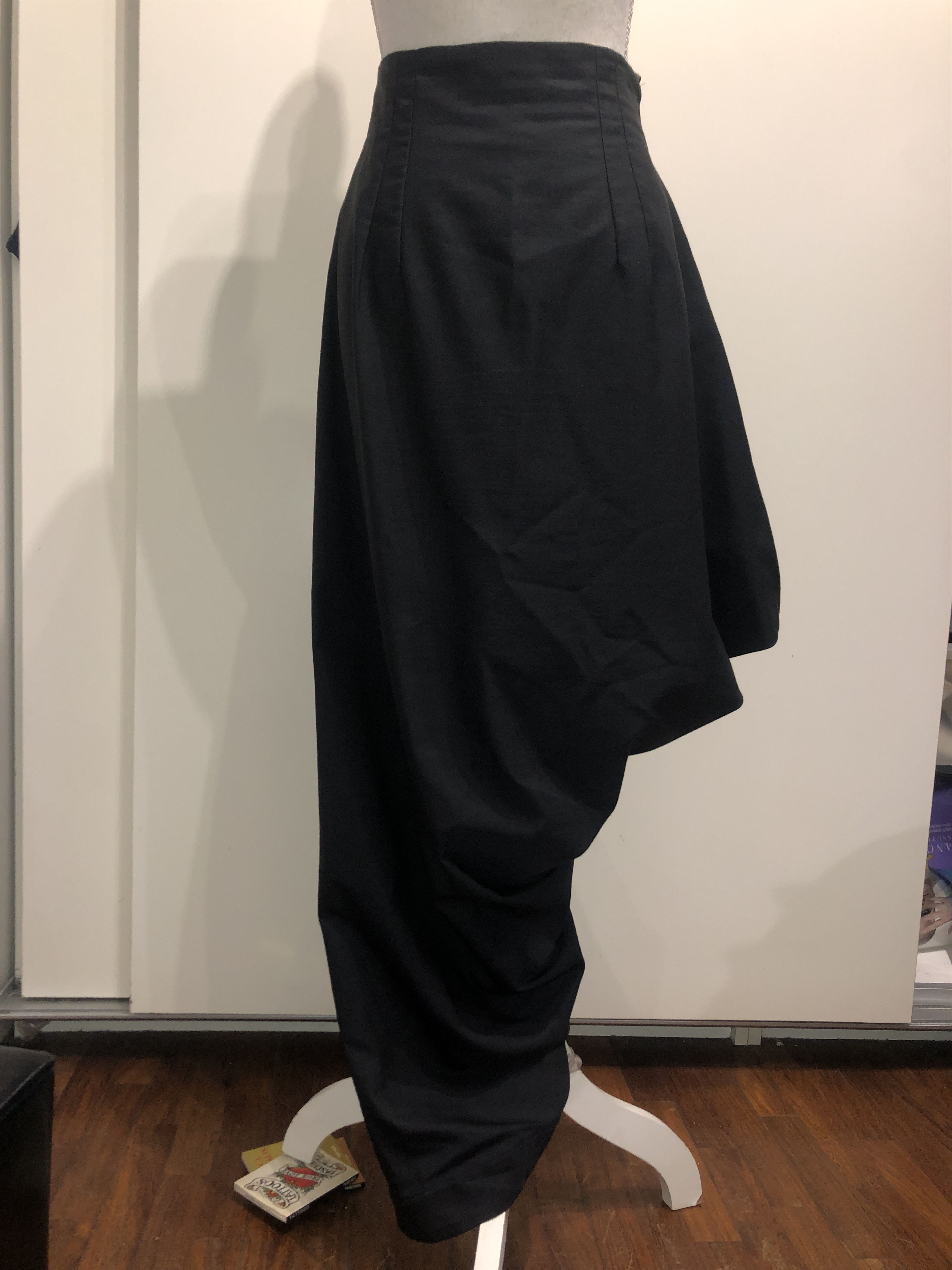 John Galliano 1987 Overlapped Wrap Skirt Size 28" / US 6 / IT 42 - 17 Thumbnail
