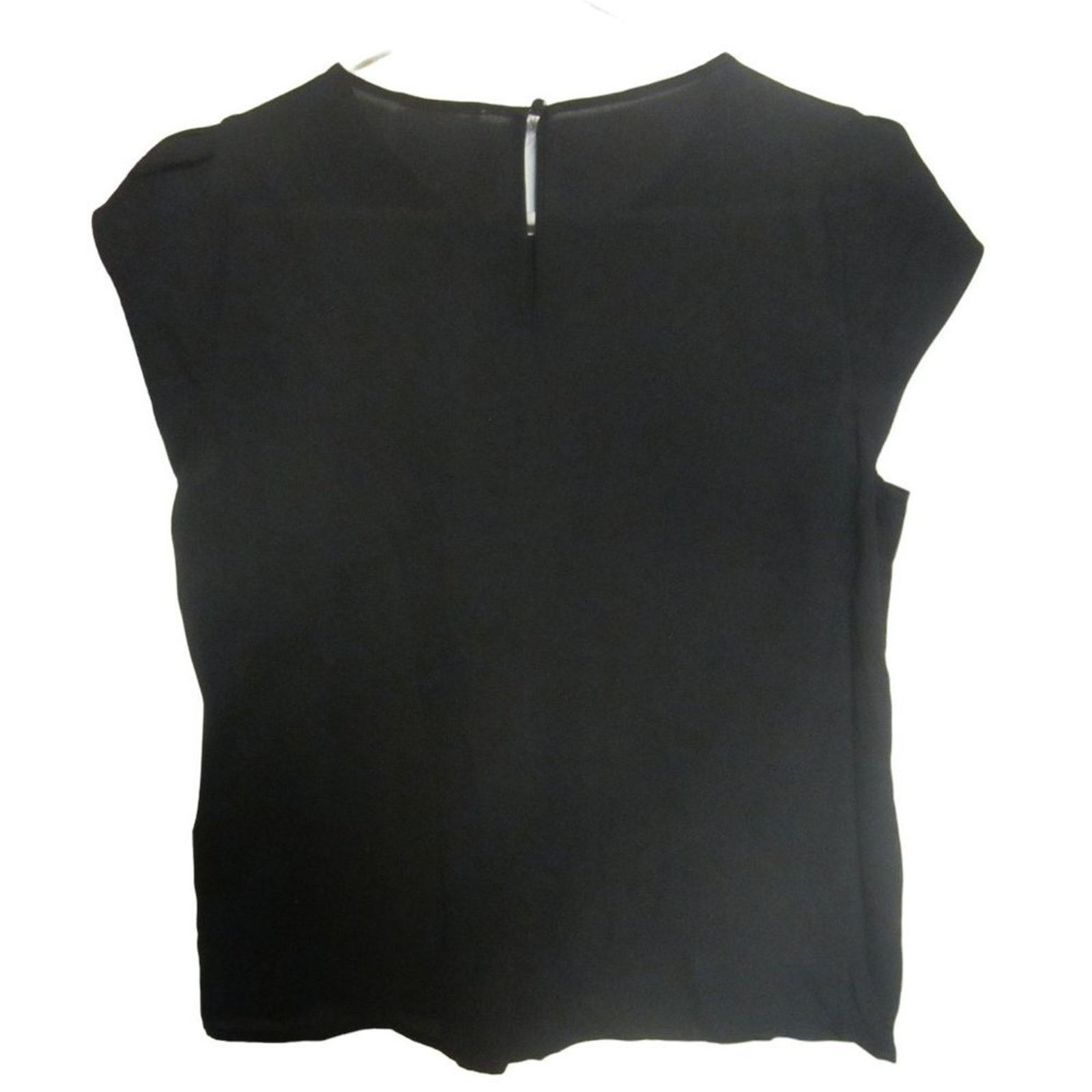 Other Lucid-Pink Black Pleated Short Sleeve Blouse Women’s M Size M / US 6-8 / IT 42-44 - 7 Thumbnail