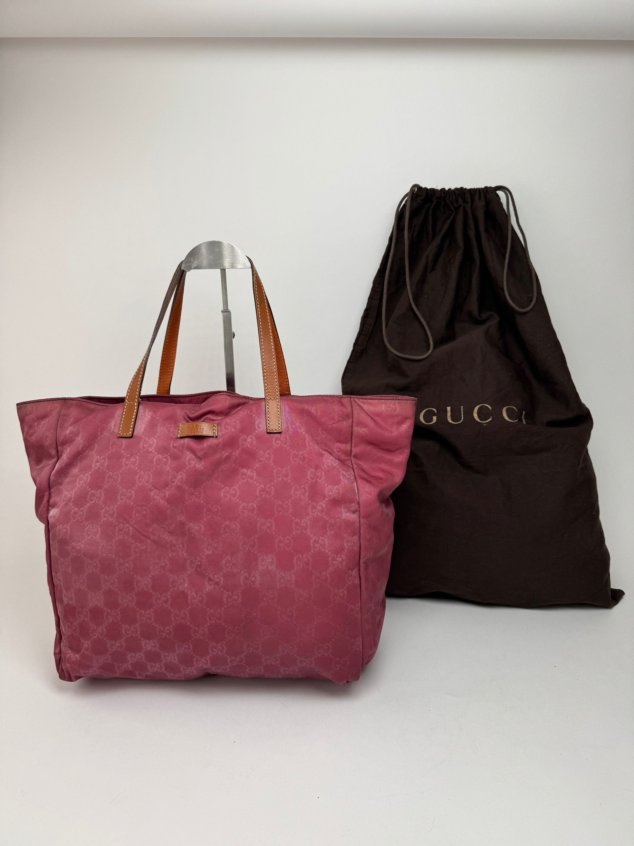 Gucci Vintage Canvas Monogram Shopper bag purple Size ONE SIZE - 1 Thumbnail