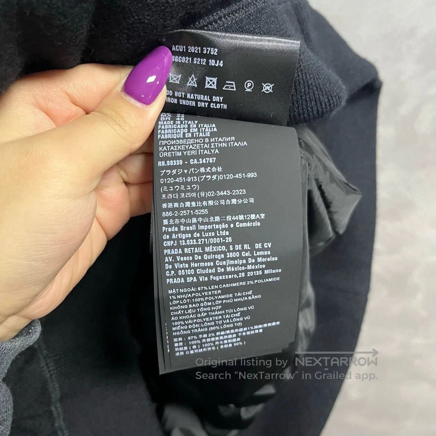Prada prada black zip-up jacket with stand collar. Size US XXL / EU 58 / 5 - 4 Thumbnail