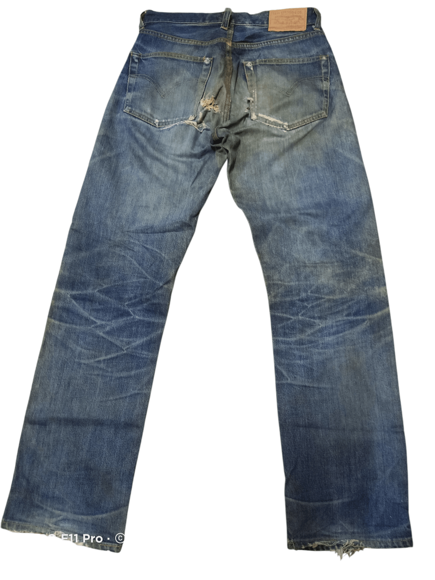 4GSELLER × Levi's Vintage Clothing Levis Vintage Clothing 551Z XX Trashed Red Selvedge Size US 30 / EU 46 - 1 Thumbnail