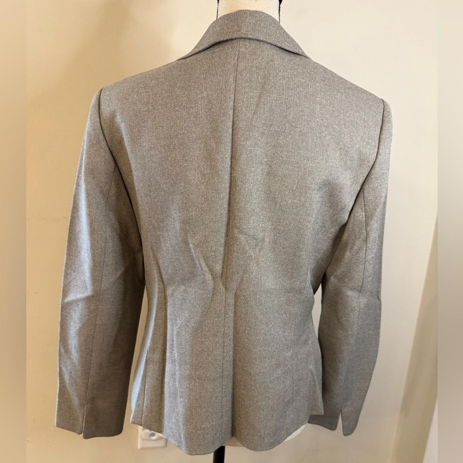 Evan Picone Evan Piccone beige blazer fabric button front lined SZ 10 Size L / US 10 / IT 46 - 3 Thumbnail