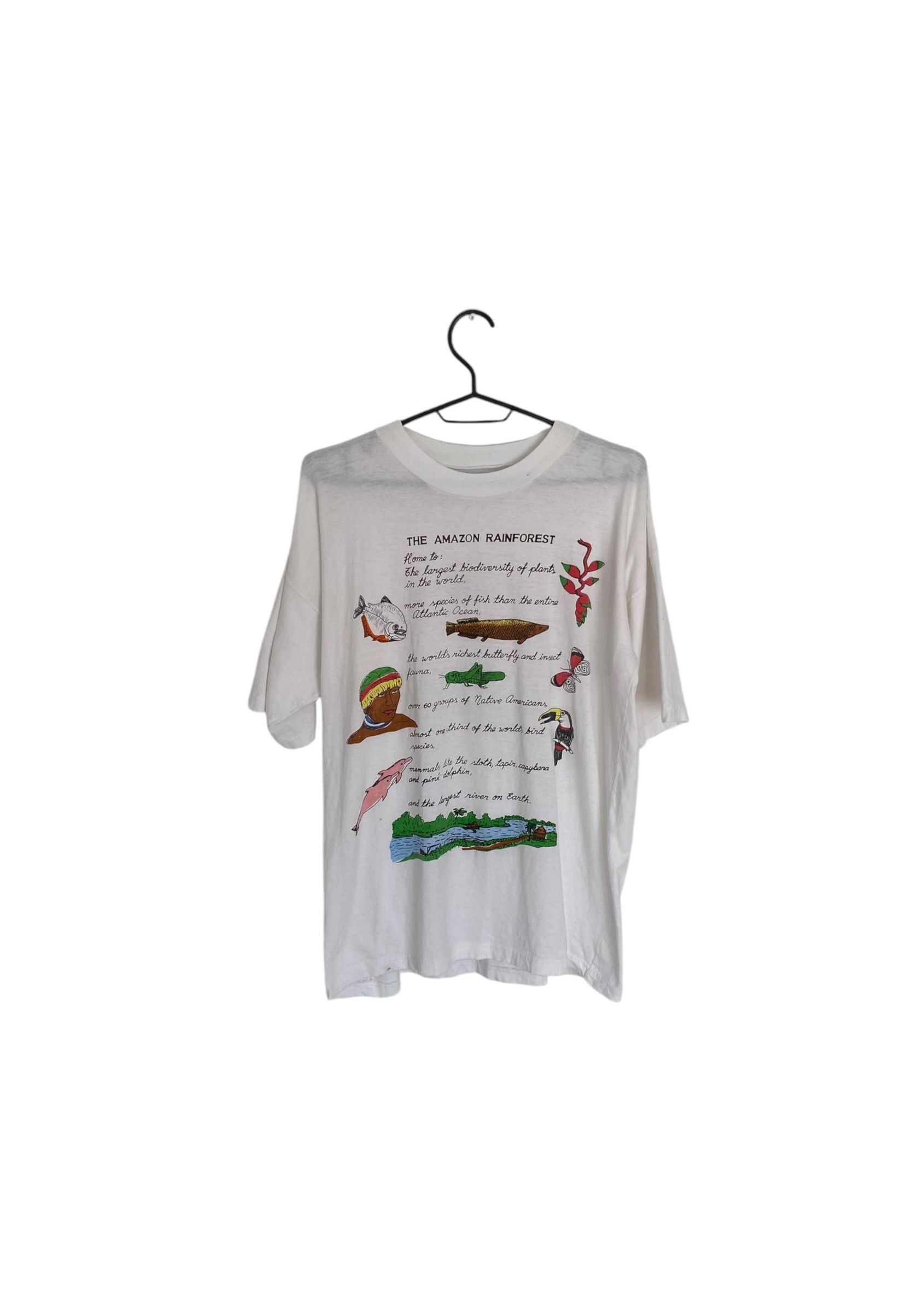 Vintage 90s' The Amazon Rainforest vintage tee Size US L / EU 52-54 / 3 - 1 Thumbnail