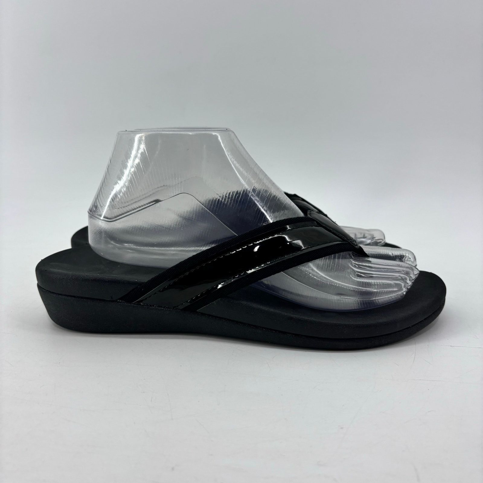 Other Megnya Black Sz 8.5 Flip Flop Thong Sandals Confort Beach Size US 8.5 / IT 38.5 - 2 Thumbnail