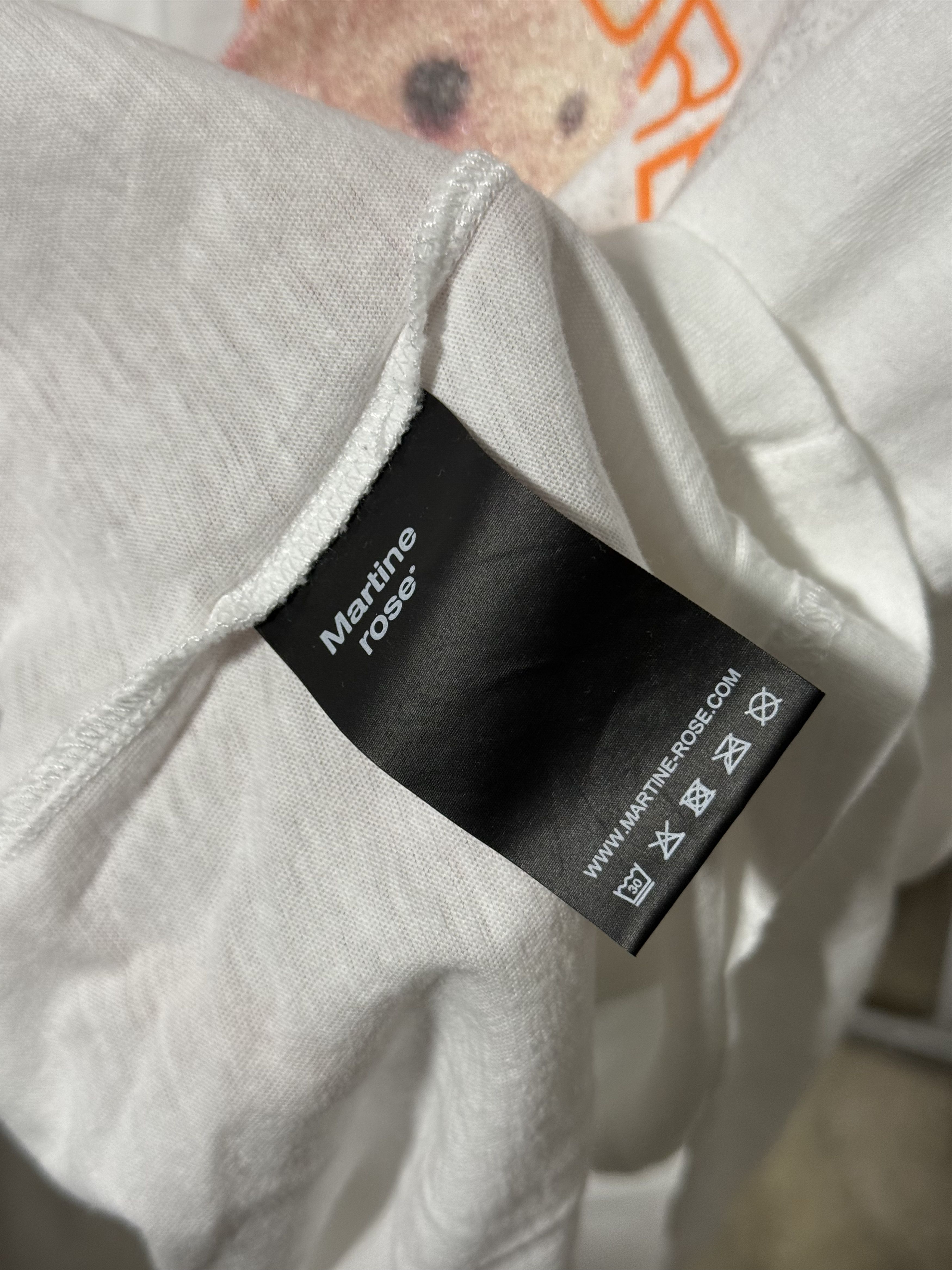 Martine Rose Martine Rose Oversized Noisy Bunny Tee 'White' Size US M / EU 48-50 / 2 - 4 Thumbnail
