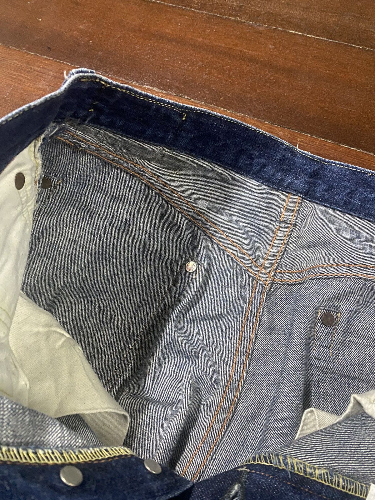 Full Count & Co. Rare 2000 limited edition FULLCOUNT 0105 selvedge Size US 31 - 9 Thumbnail
