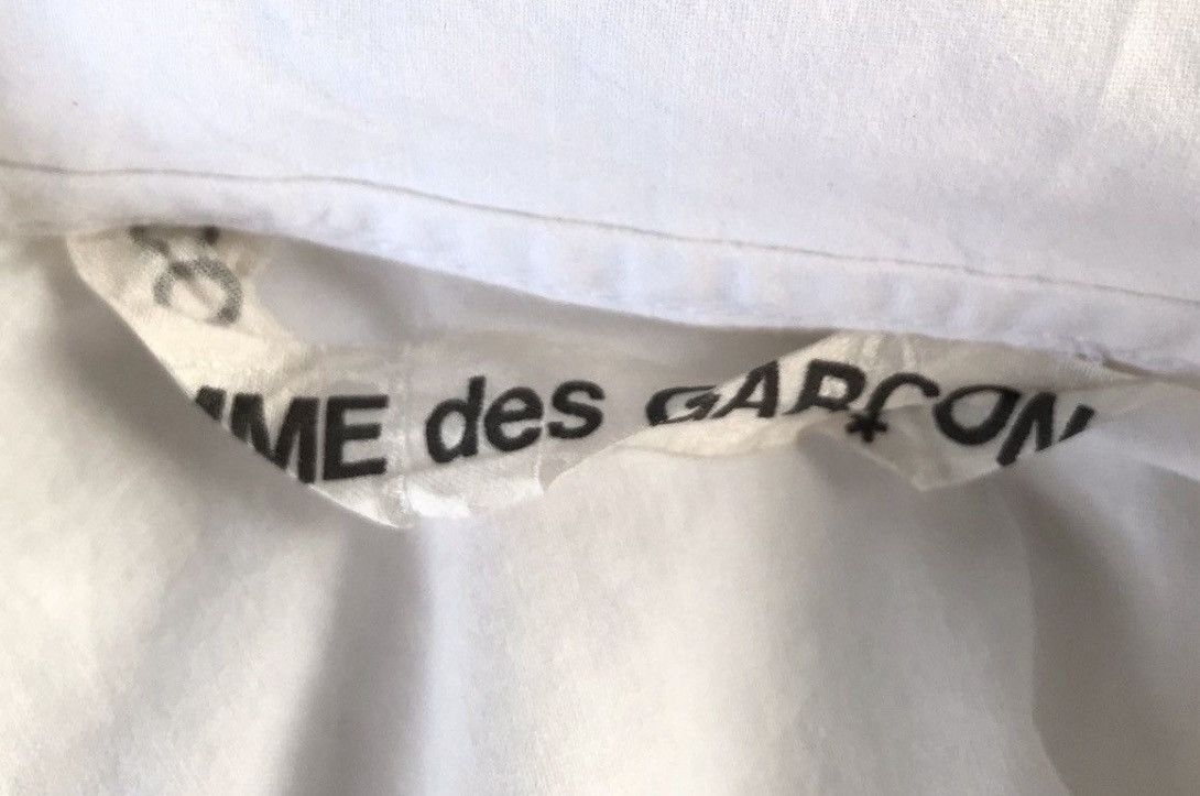 Comme des Garcons Vintage cdg ruffle white button up shirt Size US S / EU 44-46 / 1 - 6 Thumbnail