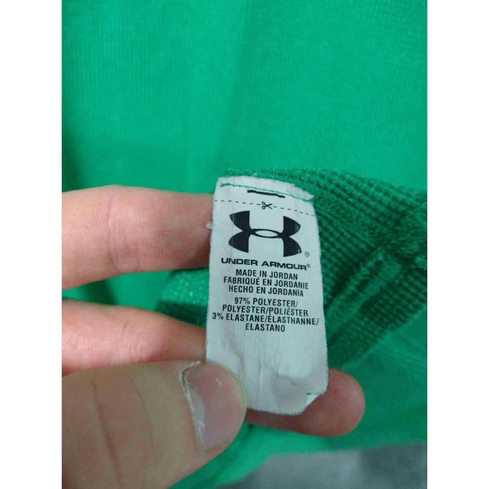 Under Armour Under Armour Shirt Mens 2XL Green Thermal Waffle Knit Crew Neck Pullover Casual / Activewear / Regular / Green / Under Armour / Mens Size US XXL / EU 58 / 5 - 6 Thumbnail