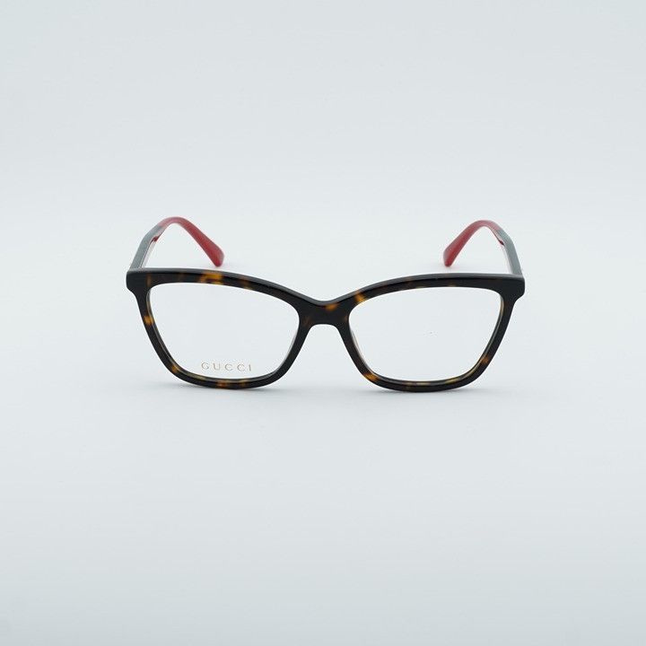 Gucci Gucci GG1989O 002 Square Eyeglasses - Havana 56mm Size ONE SIZE - 2 Thumbnail