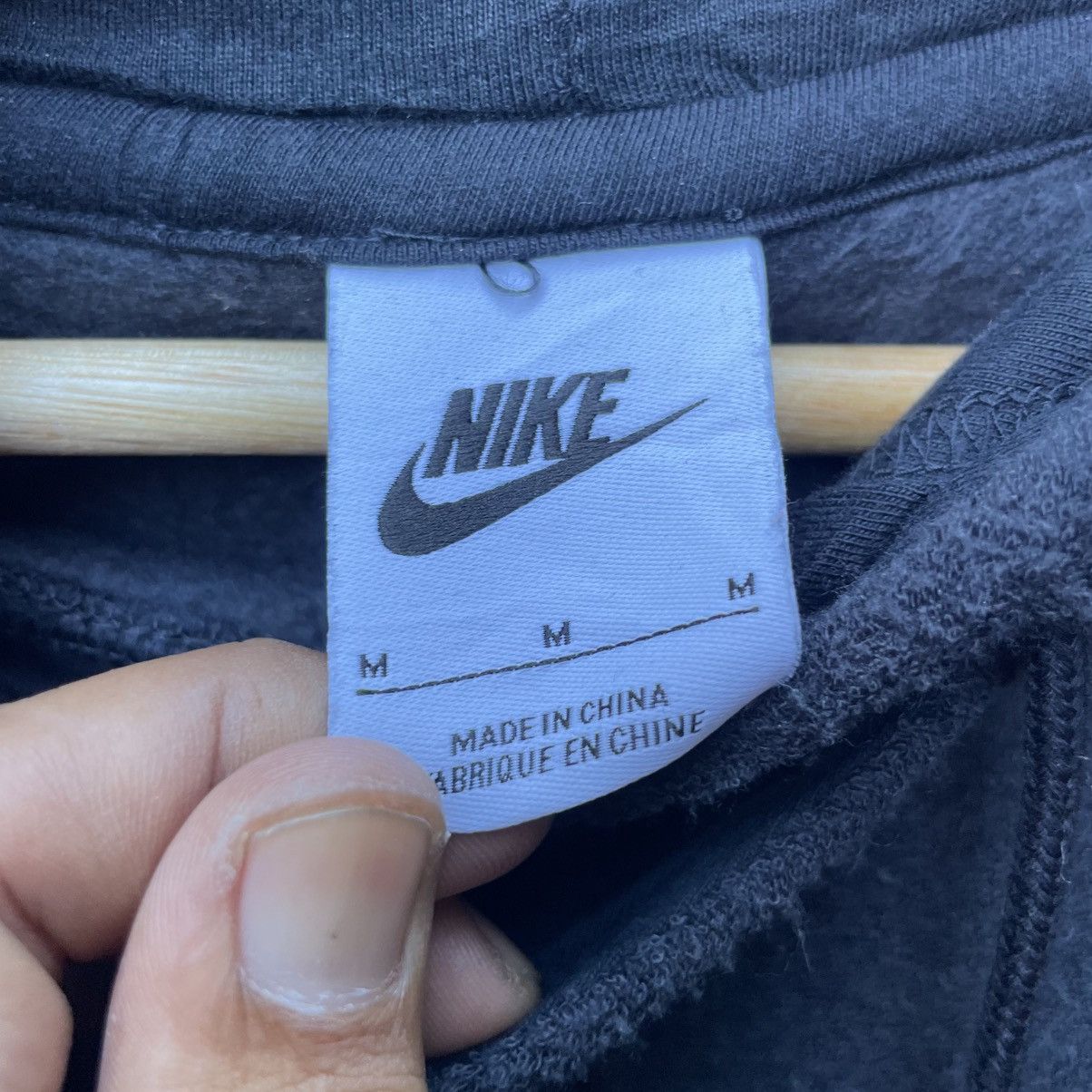 Nike 💥Vintage Y2k Nike Cenyer Swoosh Hoodie Pull Over Jacket Size US M / EU 48-50 / 2 - 4 Thumbnail
