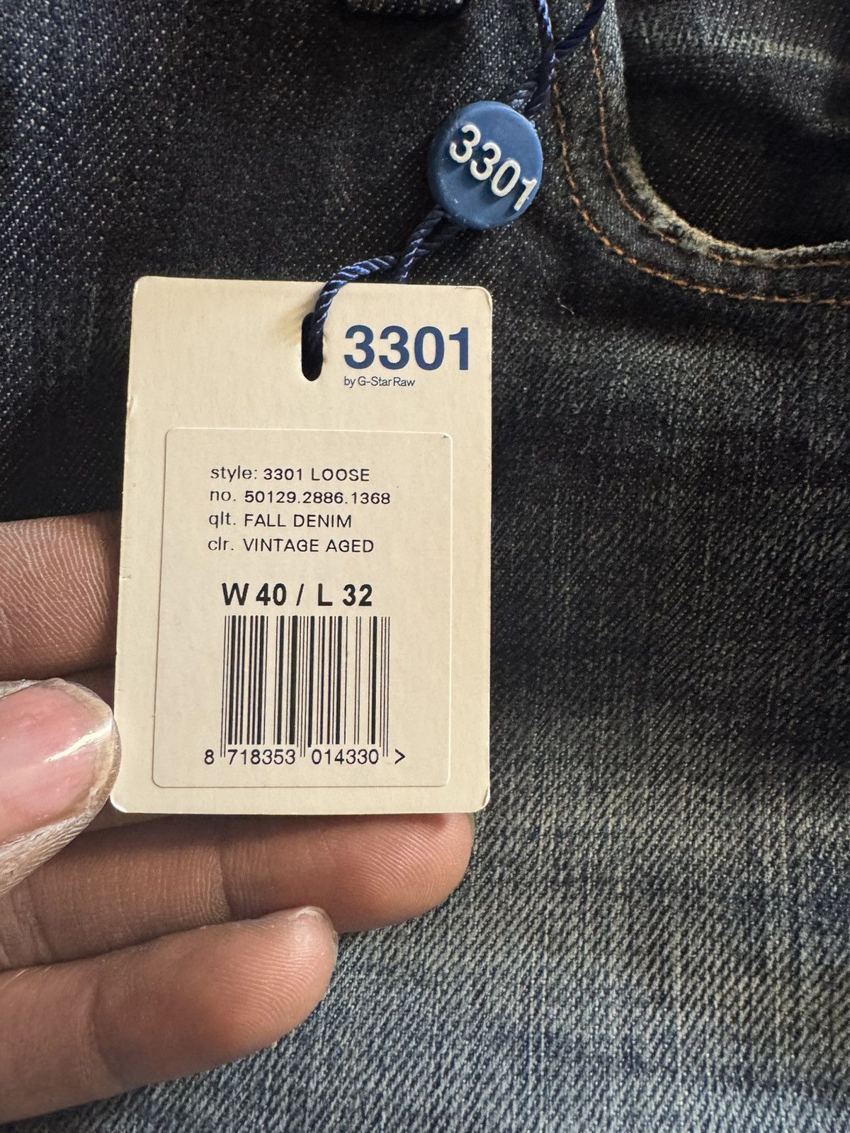 G-Star G Star Denim Jeans Size US 40 / EU 56 - 8 Thumbnail