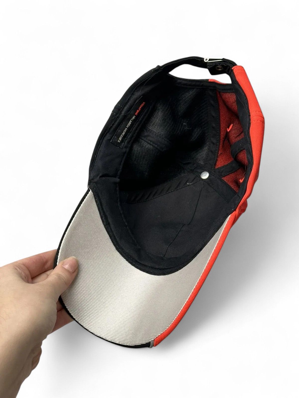 Mercedes-Benz McLaren Mercedes F1Red Cap Vodafone Jenson Button Motorsport Size ONE SIZE - 11 Thumbnail