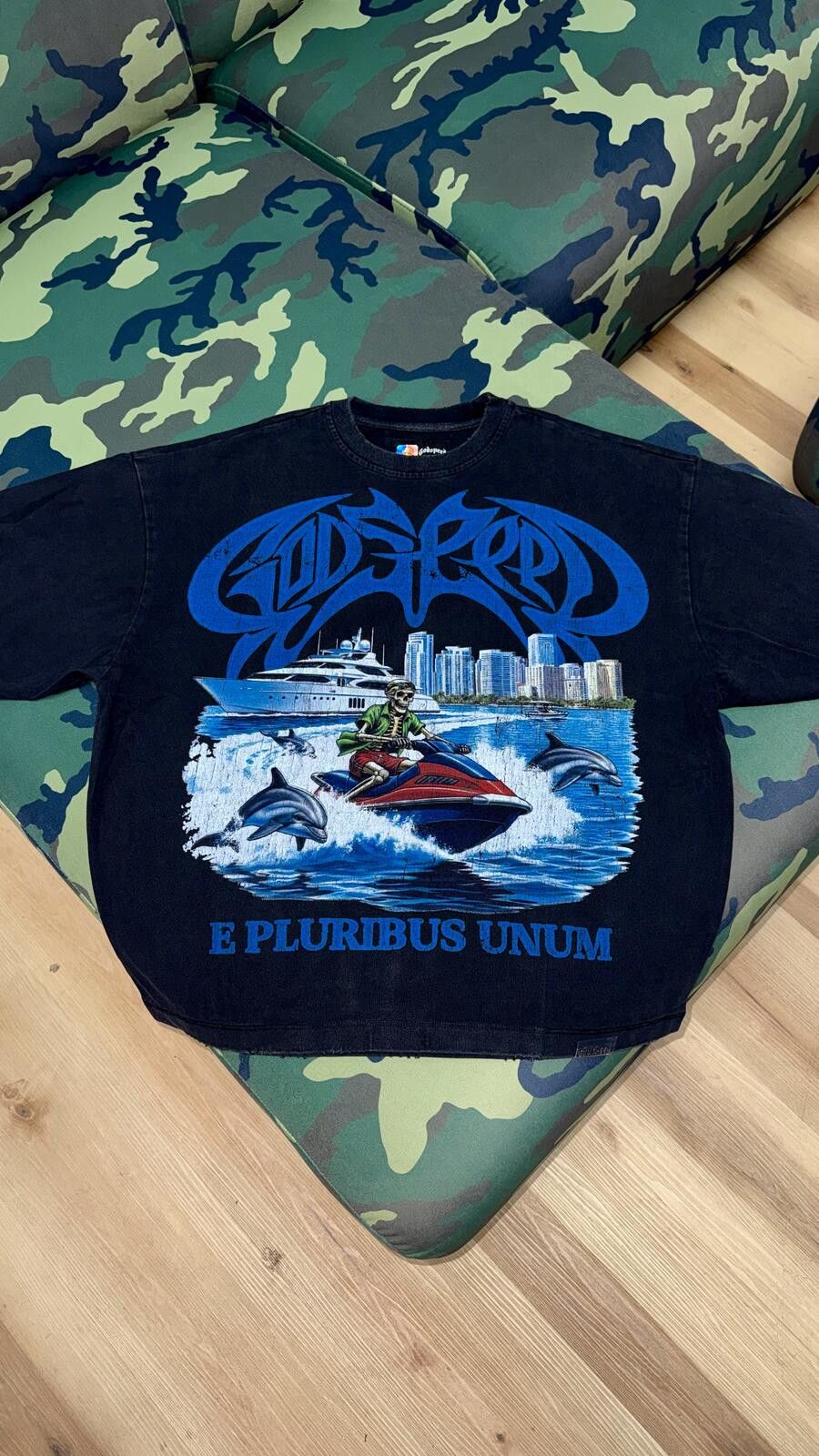 Godspeed Godspeed Black GMYC Wave Runner Tee Size US S / EU 44-46 / 1 - 1 Thumbnail