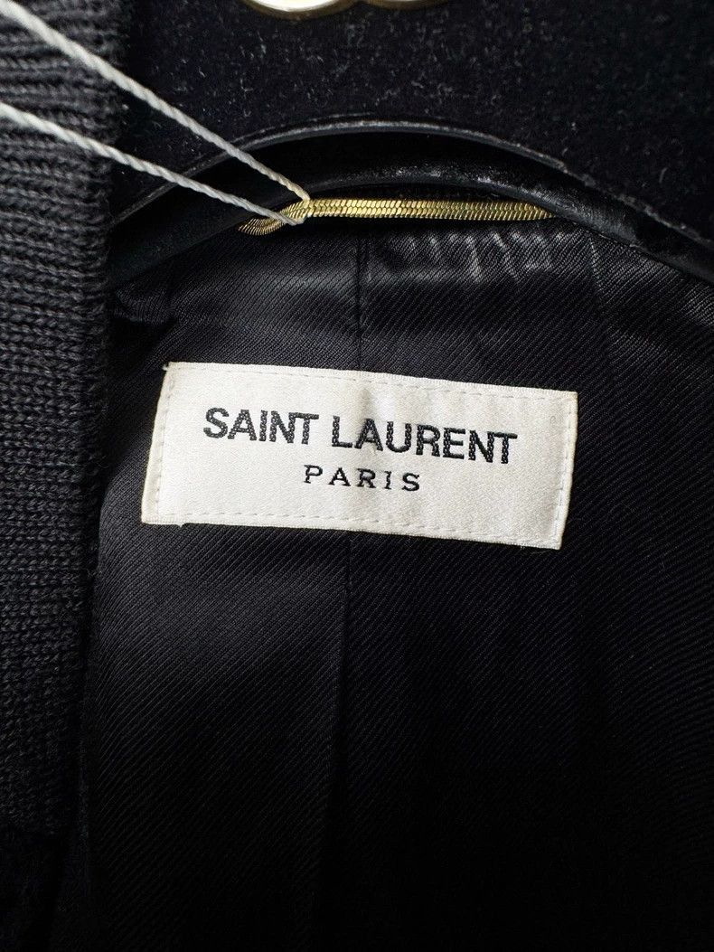 Saint Laurent Paris Saint Laurent Baseball Jacket in Black-2506 Size M / US 6-8 / IT 42-44 - 2 Thumbnail