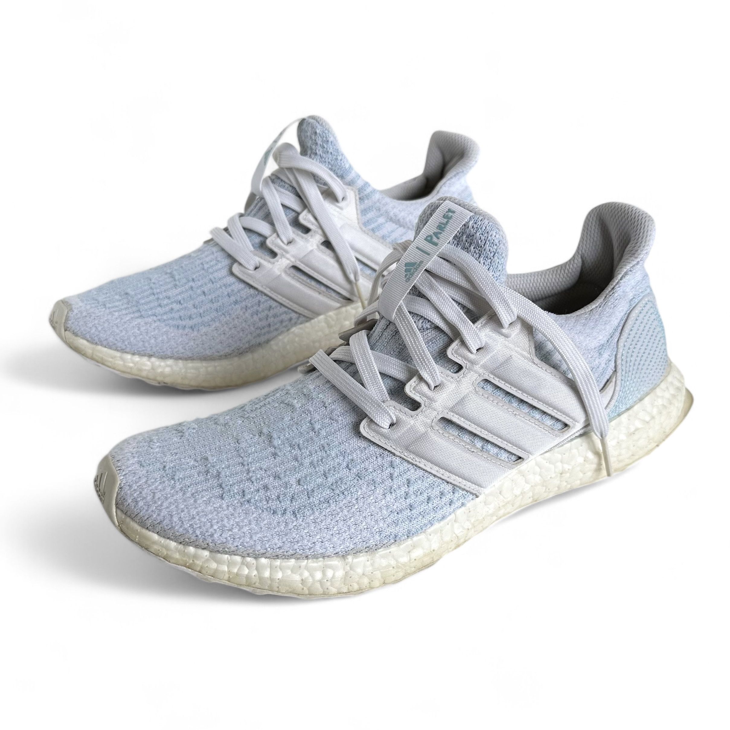 Adidas adidas Performance Ultra Boost Parley "White / Icey Blue" Size US 11 / EU 44 - 8 Thumbnail