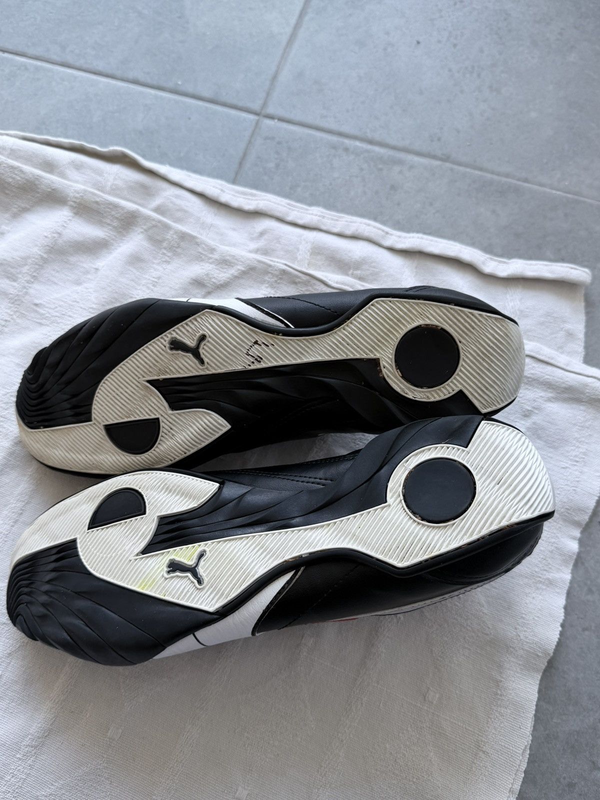 Puma Vintage 00s Puma Leather Sneakers Size US 9.5 / EU 42-43 - 7 Thumbnail