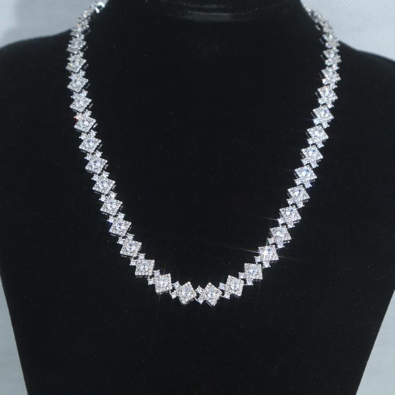Other Silver Tennis Chain Necklace Size ONE SIZE - 2 Thumbnail