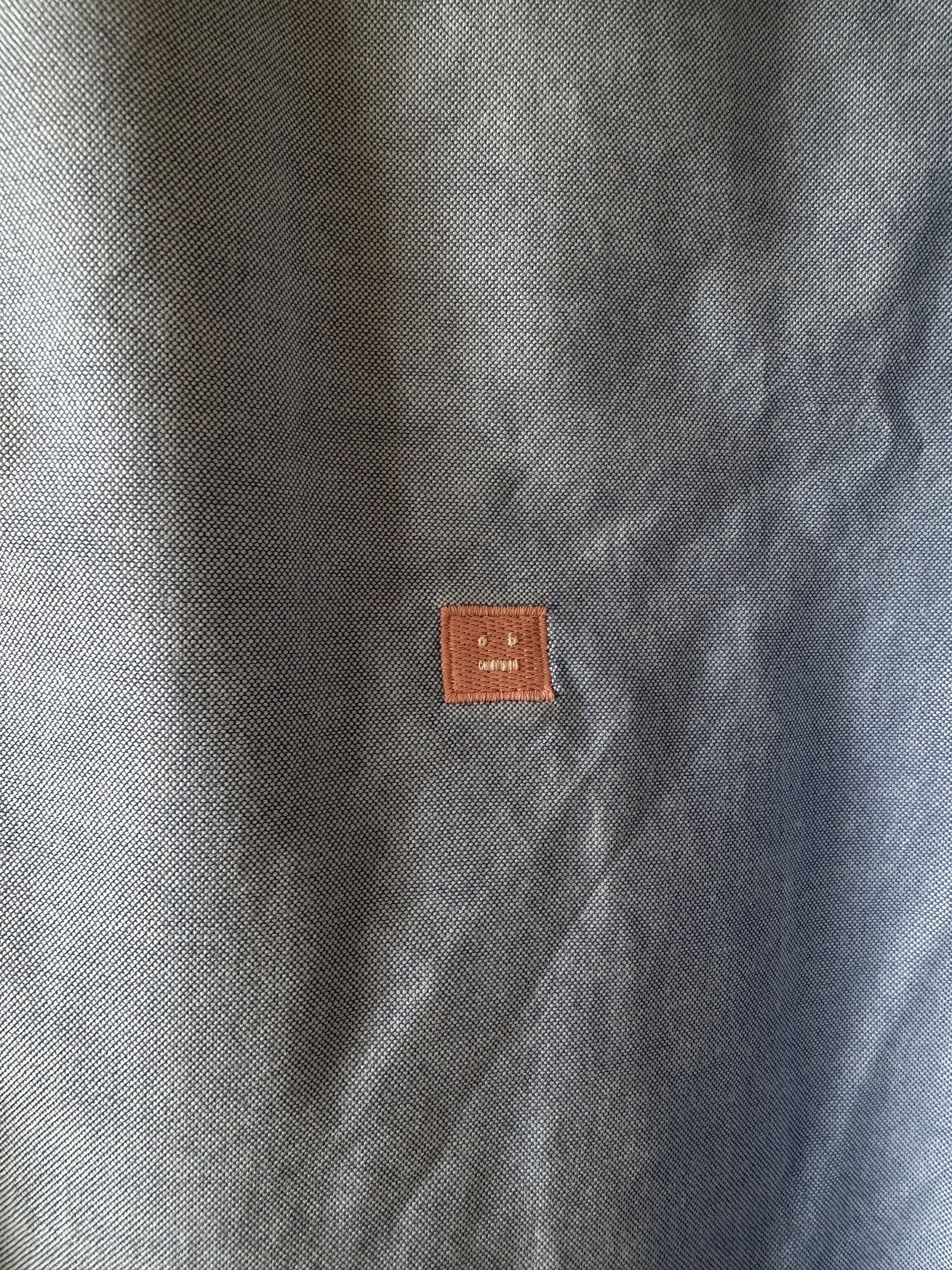 Acne Studios Acne Studios Face Logo Oxford Shirt Size US S / EU 44-46 / 1 - 2 Thumbnail