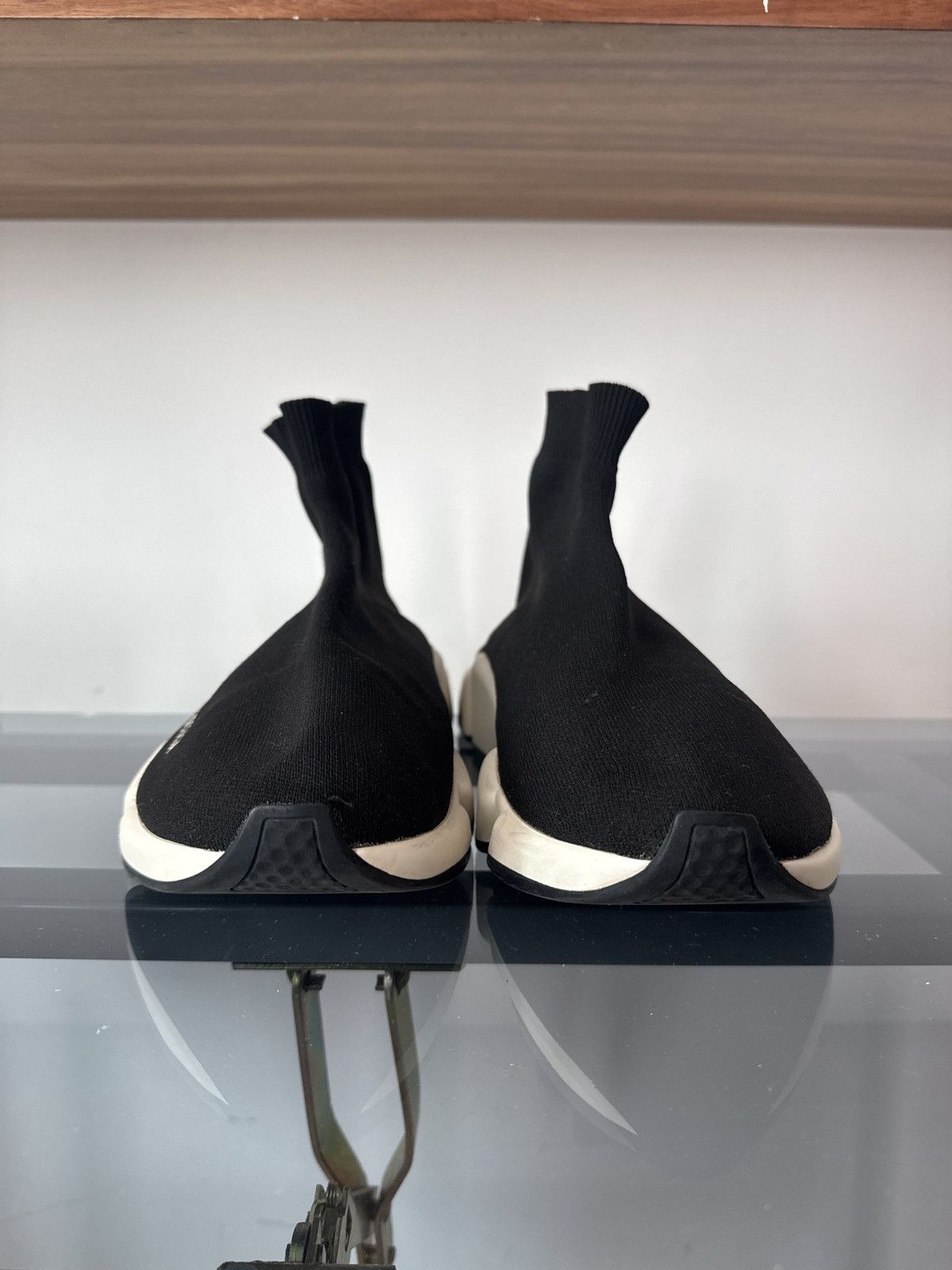 Balenciaga balenciaga Speed Trainer en color negro y blanco Size US 9 / EU 42 - 2 Thumbnail