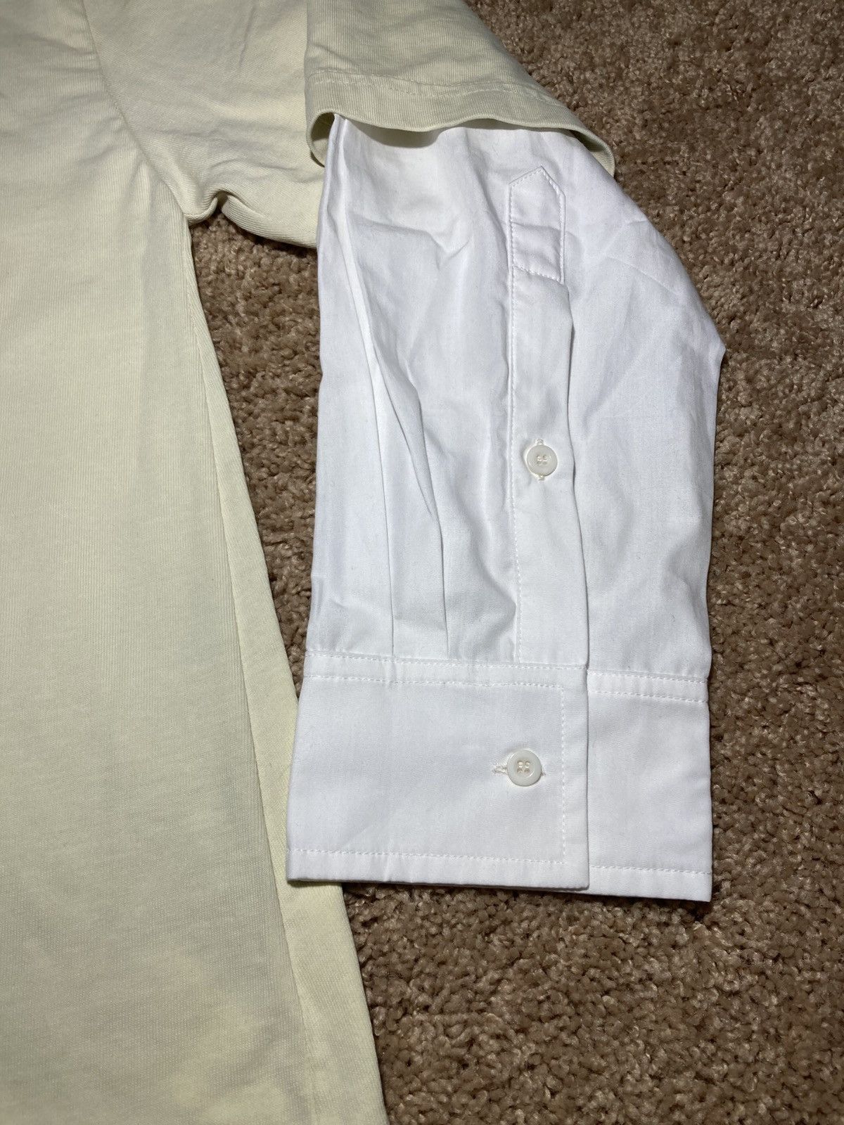 Willy Chavarria SS20 Willy Chavrria Double Layer Button Up Shirt Sleeve 2020 Size US M / EU 48-50 / 2 - 4 Thumbnail