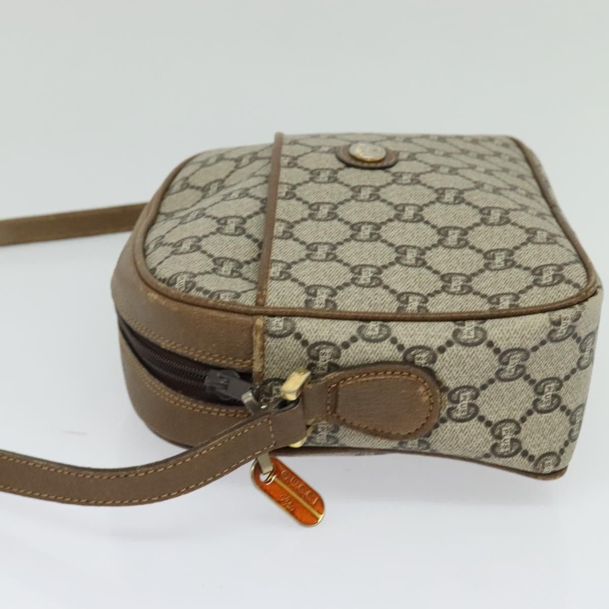 Gucci GUCCI GG Plus Supreme Shoulder Bag Pvc Beige Gold Size ONE SIZE - 4 Thumbnail