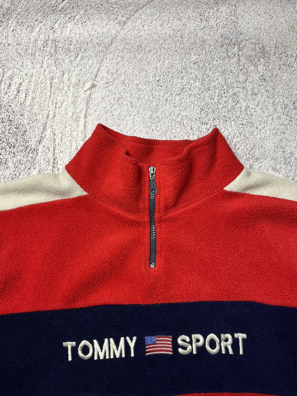 Tommy Hilfiger Mens Fleece Jacket Tommy Sport Hilfiger Vintage Size L Size US XL / EU 56 / 4 - 9 Thumbnail