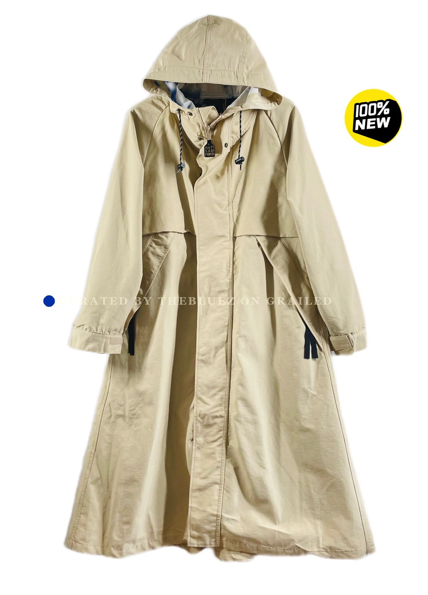 Kapital KAPITAL Hooded Trench Coat Tie-Dye Lining Size US S / EU 44-46 / 1 - 1 Thumbnail