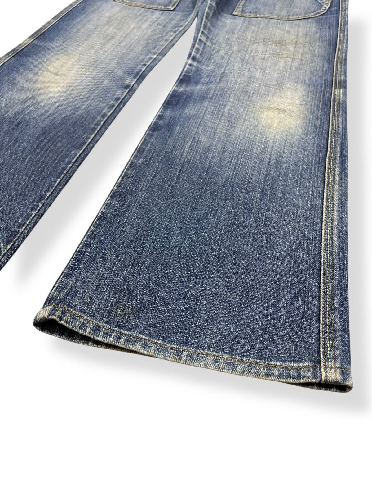 Japanese Brand Vintage Japanese Brand Multi-pockets Bootcut Flare Jeans Size US 32 / EU 48 - 9 Thumbnail
