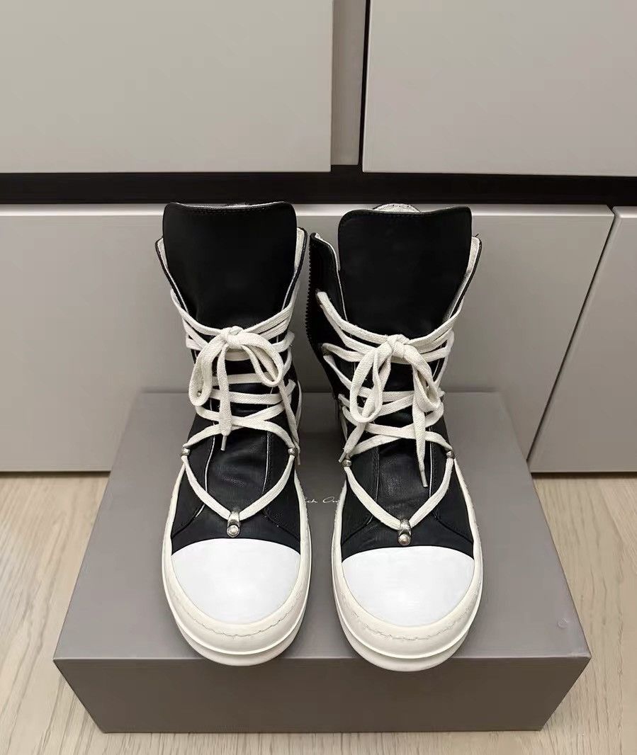 Rick Owens Rick Owens DRKSHDW High-Top Multi-Lace Canvas Size US 7.5 / EU 40-41 - 1 Thumbnail