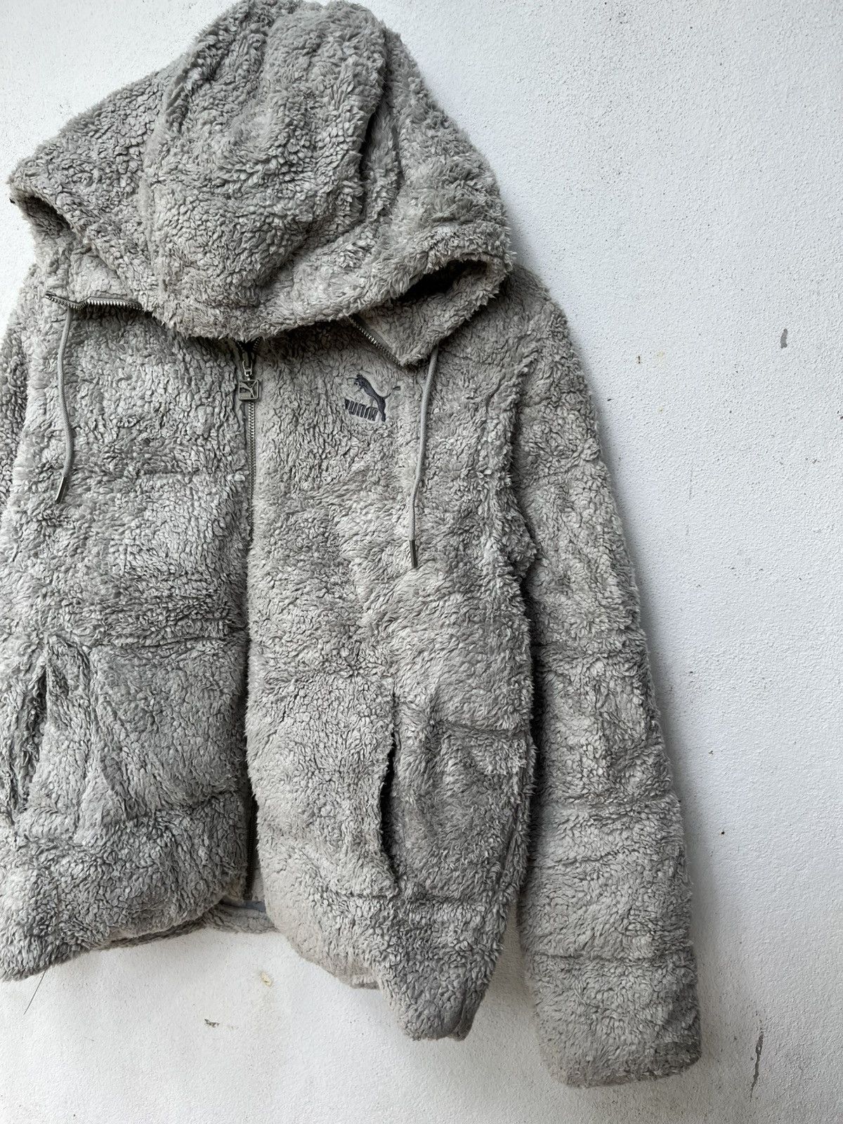 Puma 💥Puma Vintage Heavy Fleece Hard Pile Jackets Size US S / EU 44-46 / 1 - 3 Thumbnail