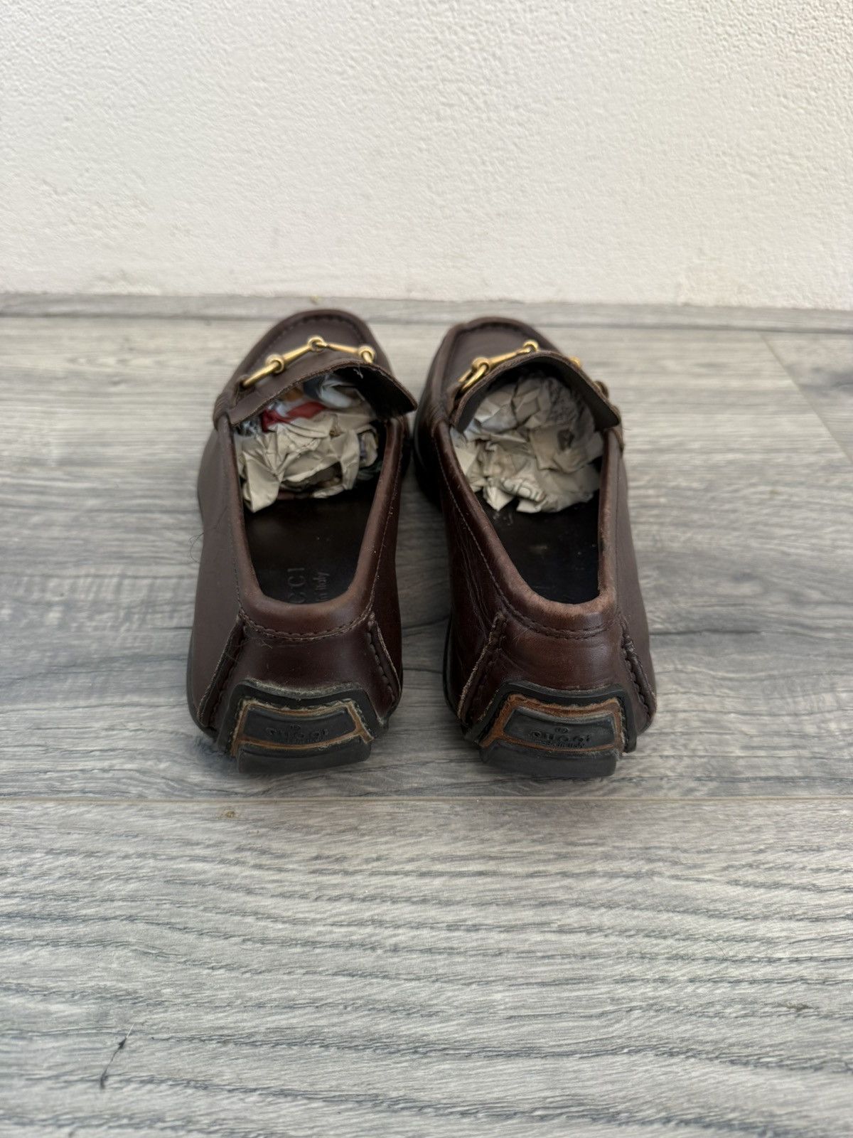 Gucci Classic Brown Leather Horsebit Loafers Size US 9 / EU 42 - 4 Thumbnail