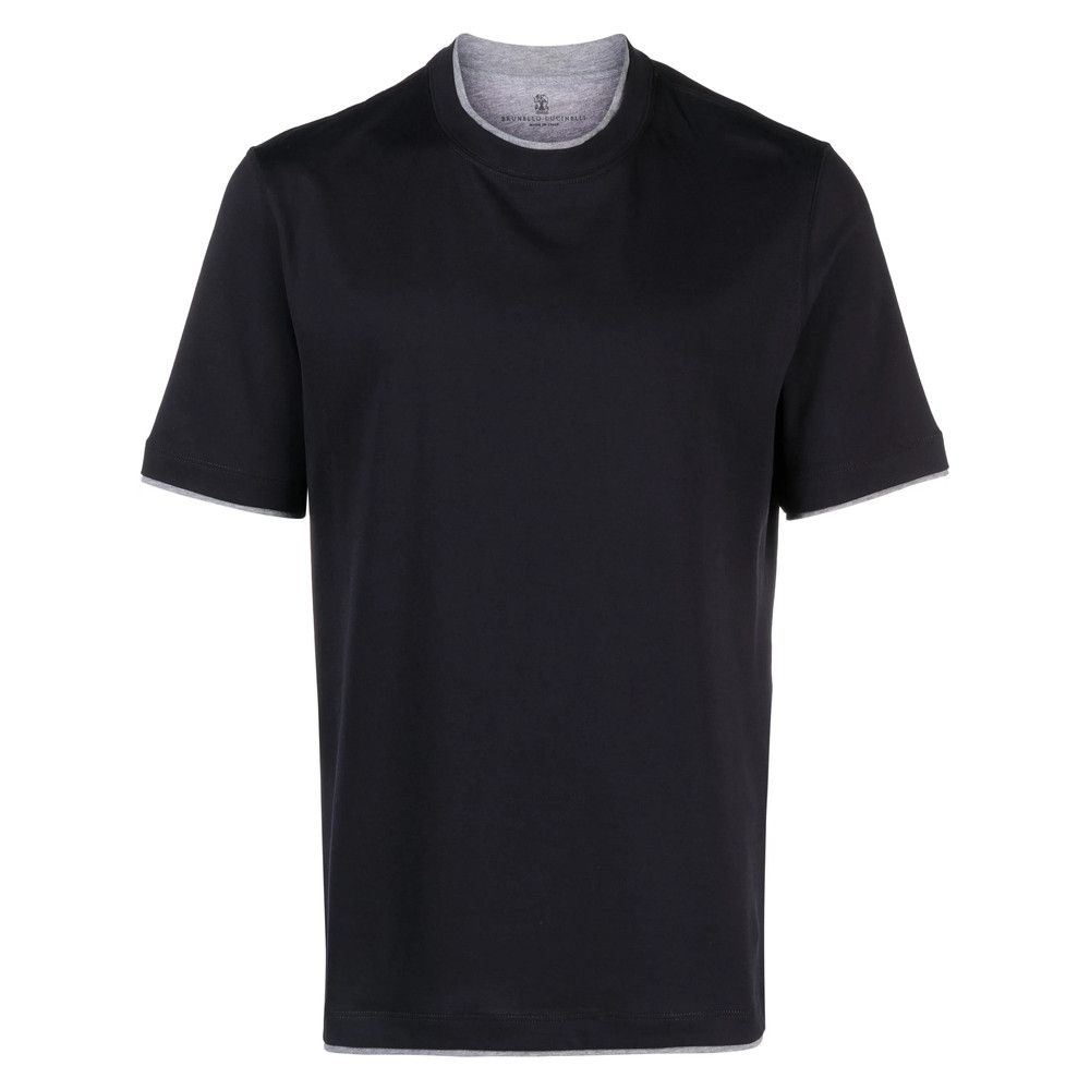 Brunello Cucinelli Brunello Cucinelli BLUE T-Shirts & Vests - T-Shirts Size US S / EU 44-46 / 1 - 1 Thumbnail