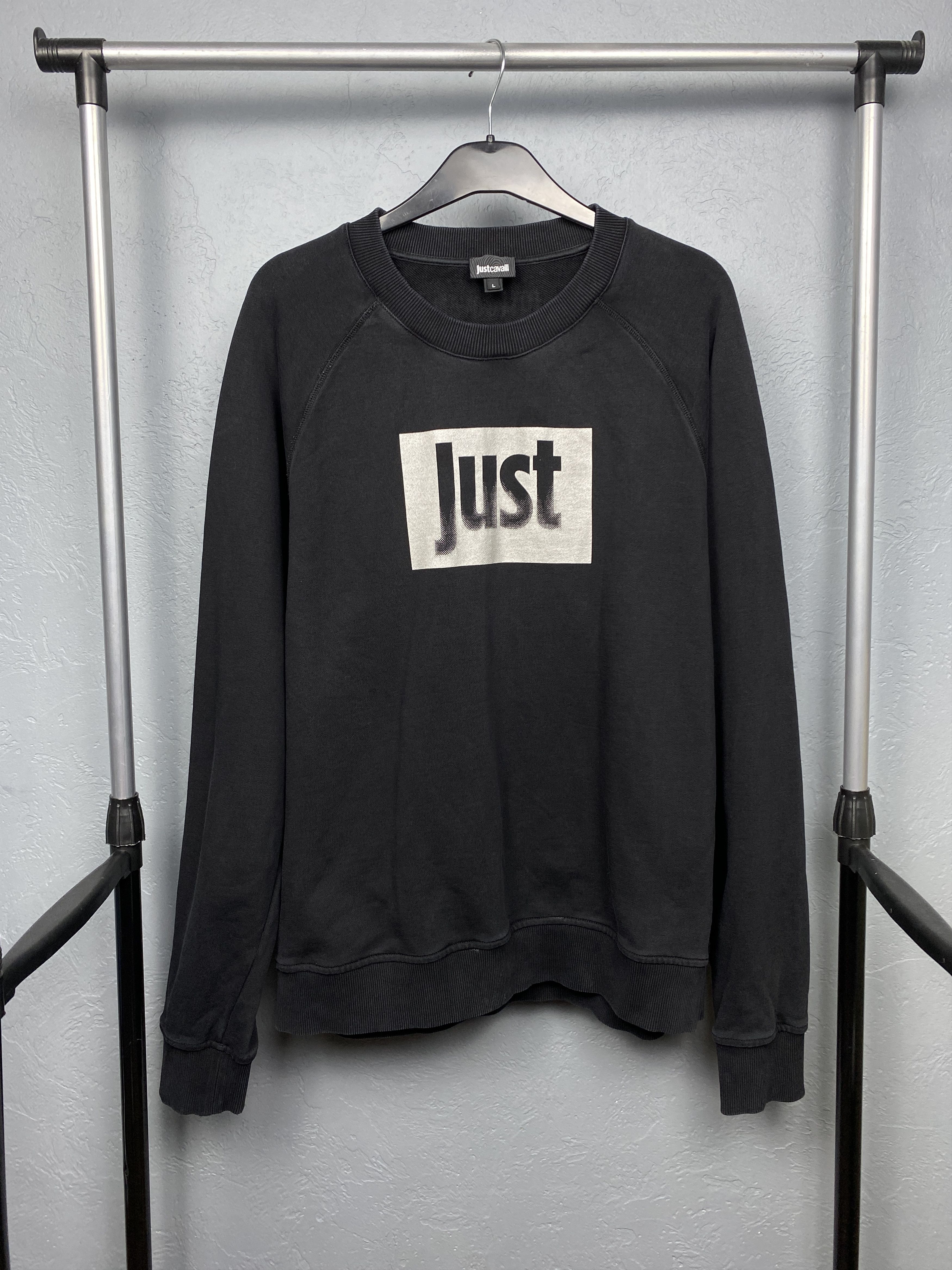 Just Cavalli Just Cavalli Mens Crew Neck Sweatshirt Size US L / EU 52-54 / 3 - 1 Thumbnail