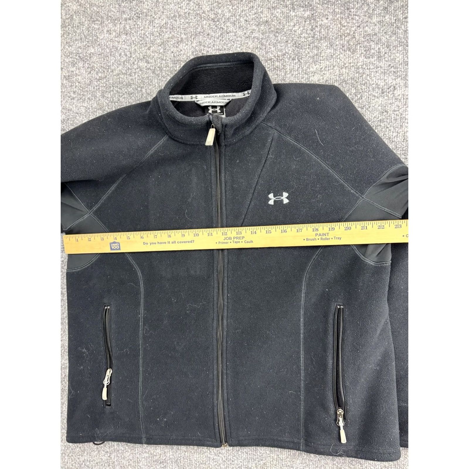 Under Armour Under Armour Jacket Mens XL Black Full Zip Fleece Performance Athletic Size US XL / EU 56 / 4 - 4 Thumbnail