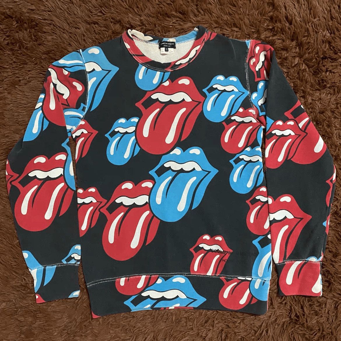 Comme des Garcons Homme Plus Sz SS Comme Des Garcons Homme Plus Rolling Stone Sweatshirt Size US S / EU 44-46 / 1 - 1 Thumbnail