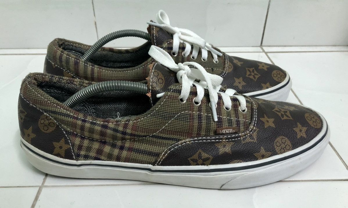 Vans Vans X Louis Vuitton Slip Ons Custom Made Size US 13 / EU 46 - 4 Thumbnail
