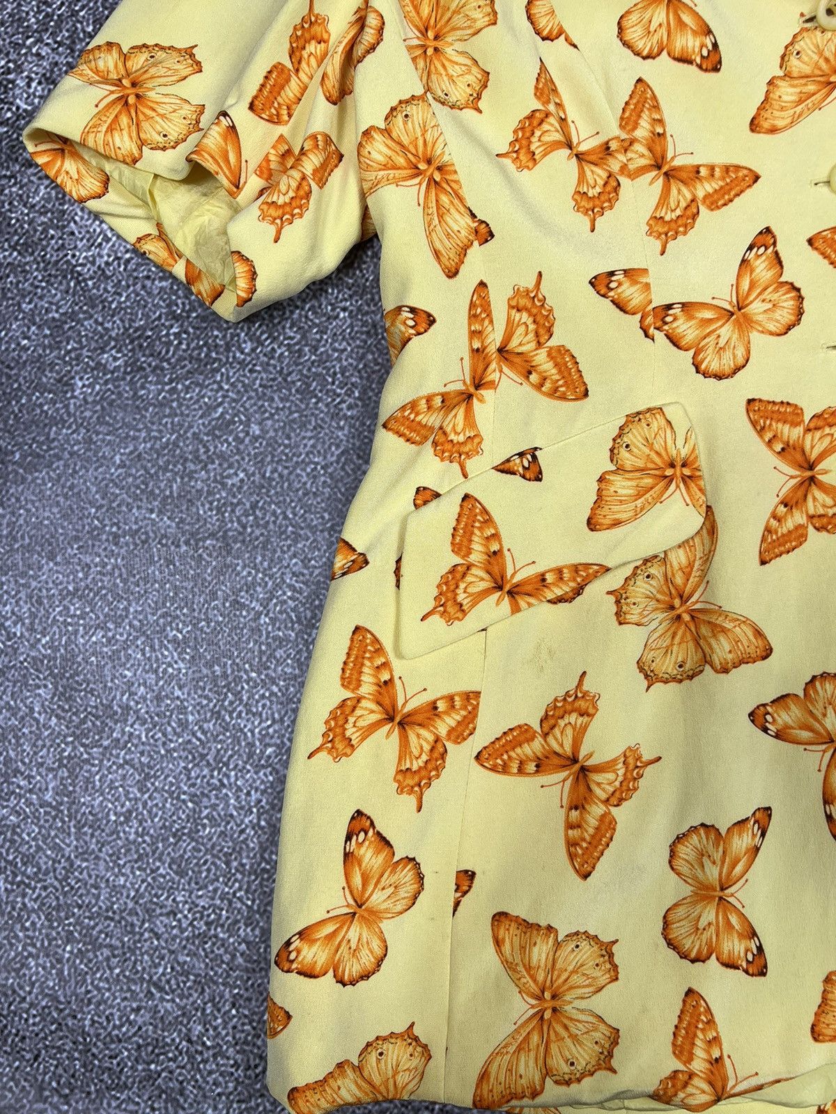 Escada Escada Butterfly yellow / orange women’s blazer Size M / US 6-8 / IT 42-44 - 7 Thumbnail