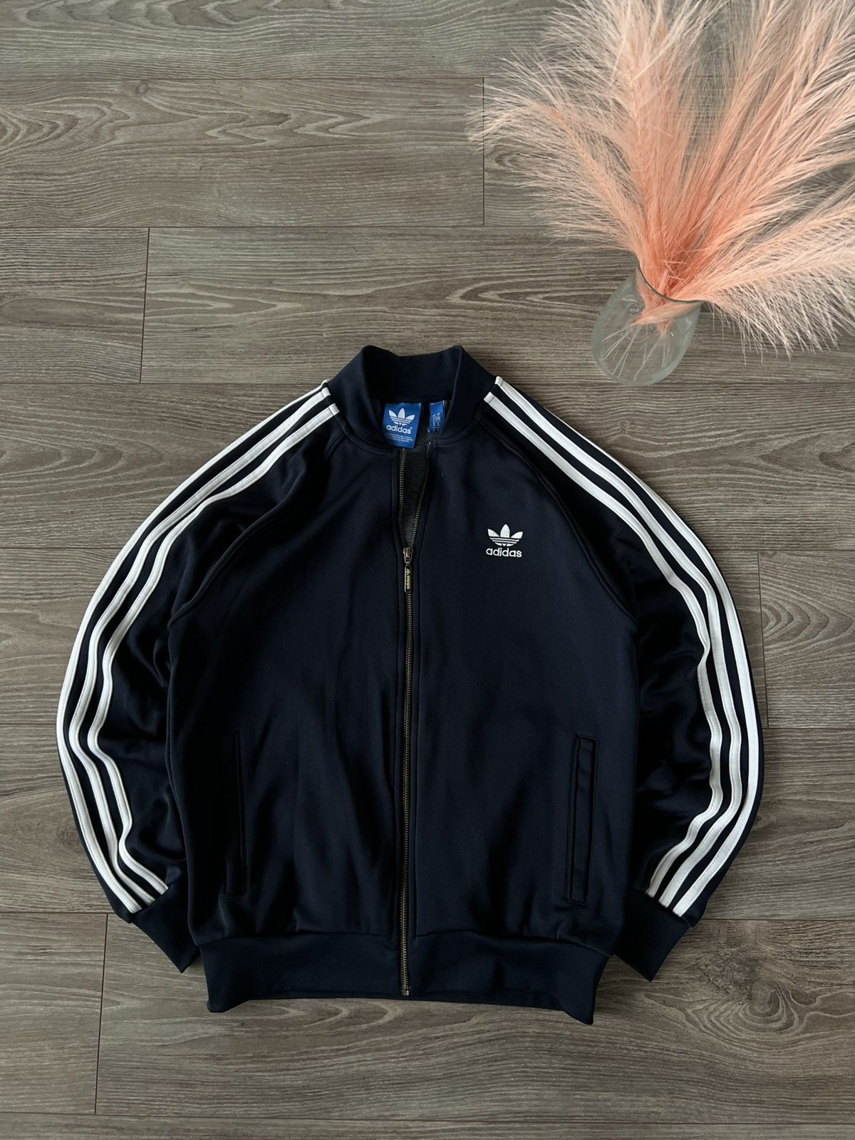 Adidas × Other ‼️Adidas 3 Stripes Track Beanbauer Vintage Y2k Zip Sweatshirt Size US M / EU 48-50 / 2 - 9 Thumbnail