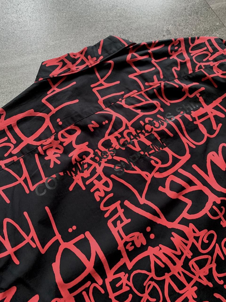 Supreme FREE TAX! Comme des Garcons Collabs Graffiti Zip Shirt Size US XL / EU 56 / 4 - 6 Thumbnail