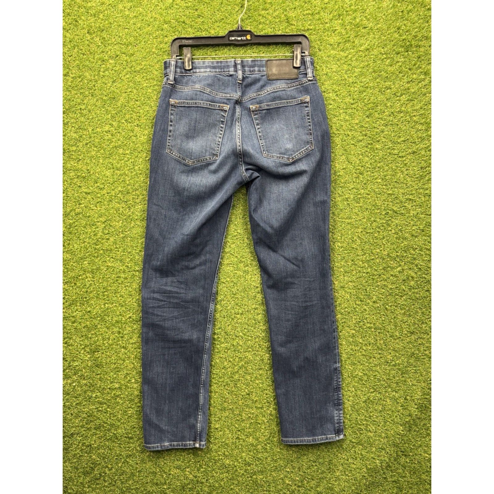 Eddie Bauer Eddie Bauer Travex Jeans Mens 32x32 Blue Straight Leg Stretch Denim Hiking Jeans Size US 32 / EU 48 - 2 Thumbnail