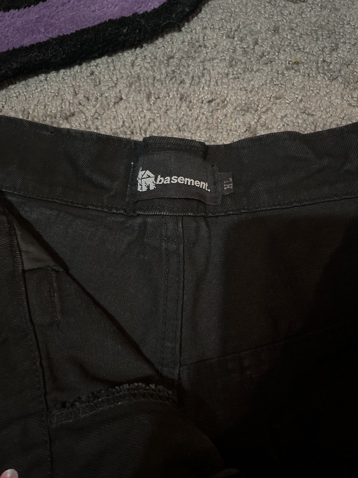 Other × The Basement Basement Wide Leg “Movement” Black Jeans Size US 38 / EU 54 - 4 Thumbnail
