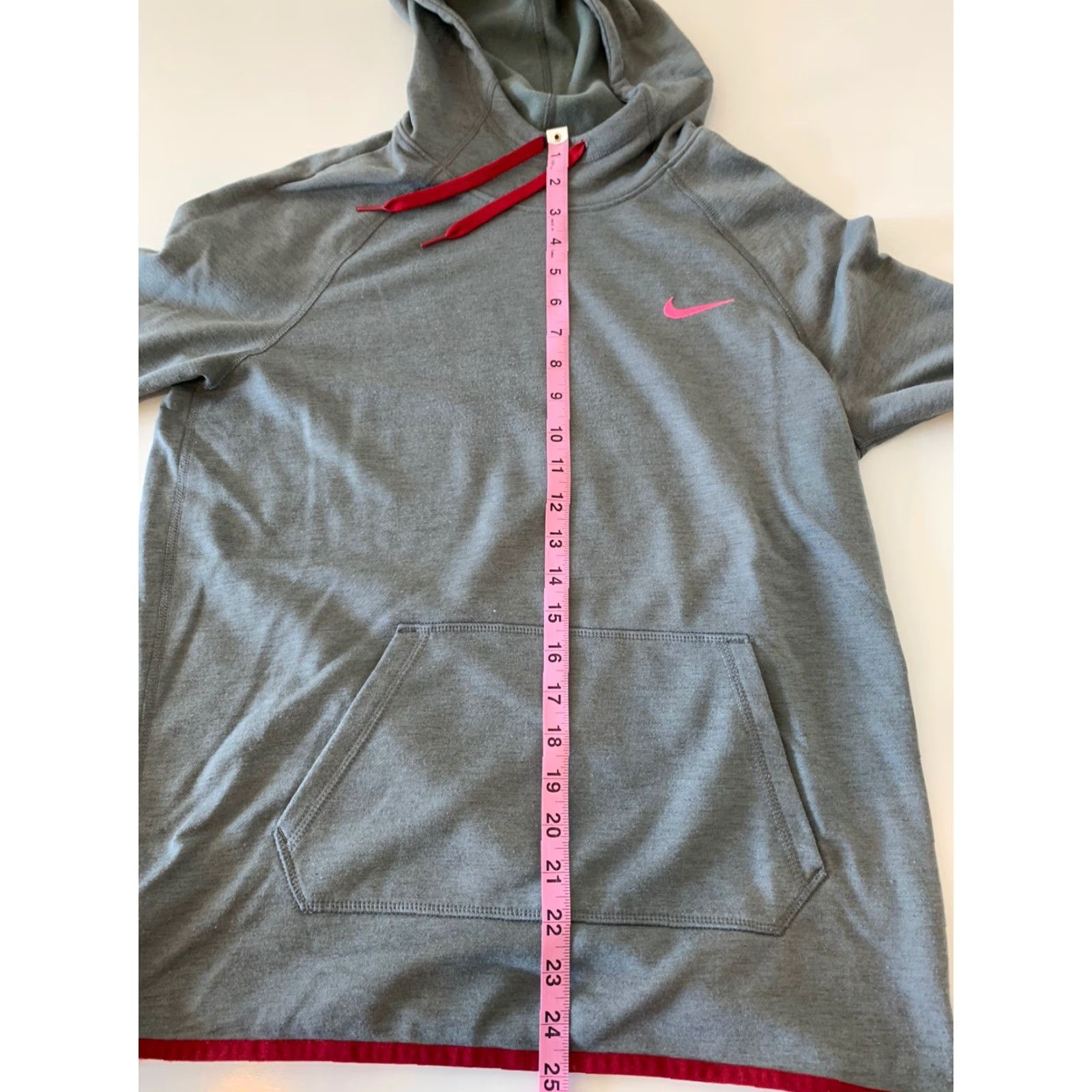 Nike Nike Just Do It Mock Neck Lightweight Hoodie Sweatshirt Gray Women's M Size M / US 6-8 / IT 42-44 - 6 Thumbnail