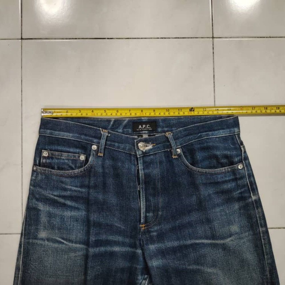 A.P.C. Vintage APC Jeans New Standard Dark Blue Selvedge Size US 31 - 7 Thumbnail