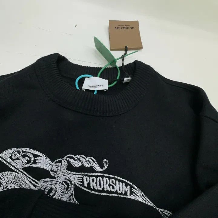 Burberry Burberry Burberry SS23 Logo Embroidered Hoodie for Men-250 Size US S / EU 44-46 / 1 - 4 Thumbnail