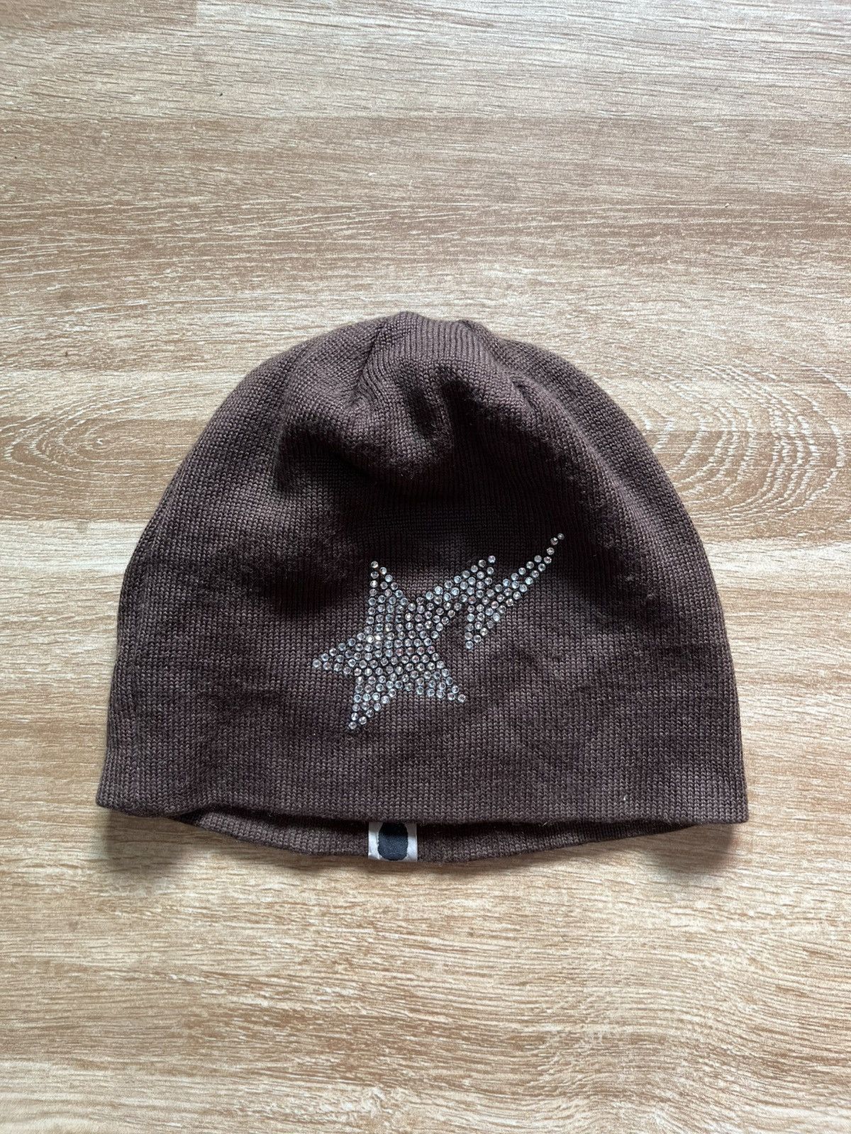 Bape × Swarovski Bape sta x Swarovski beanie | Grailed