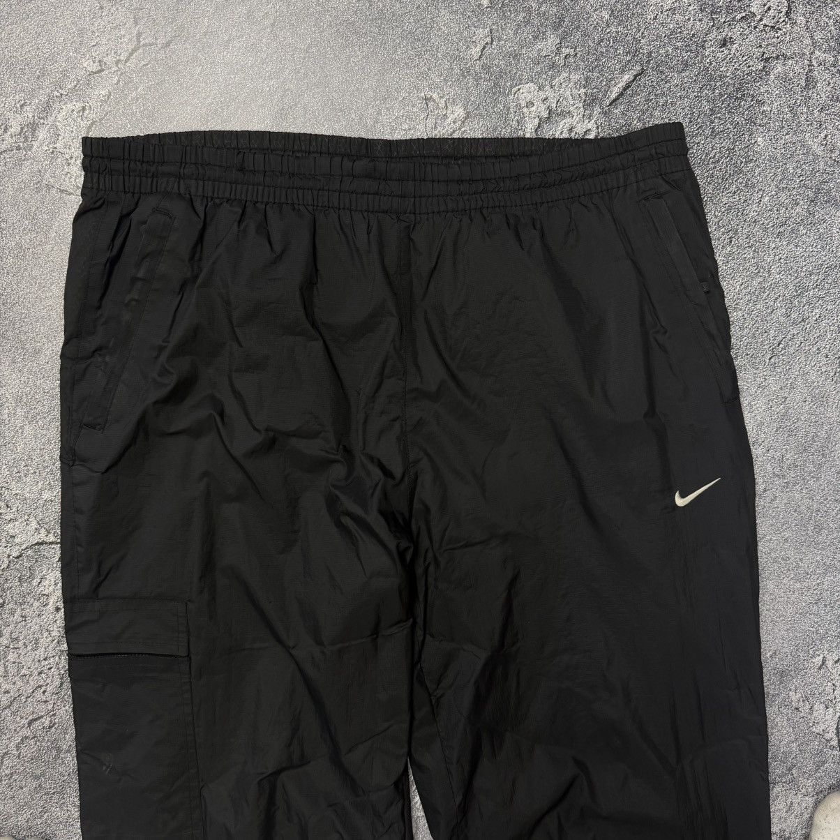 Vintage NIKE TRACK VINTAGE PANTS NYLON BAGGY DRILL Y2K Size US 38 / EU 54 - 2 Thumbnail