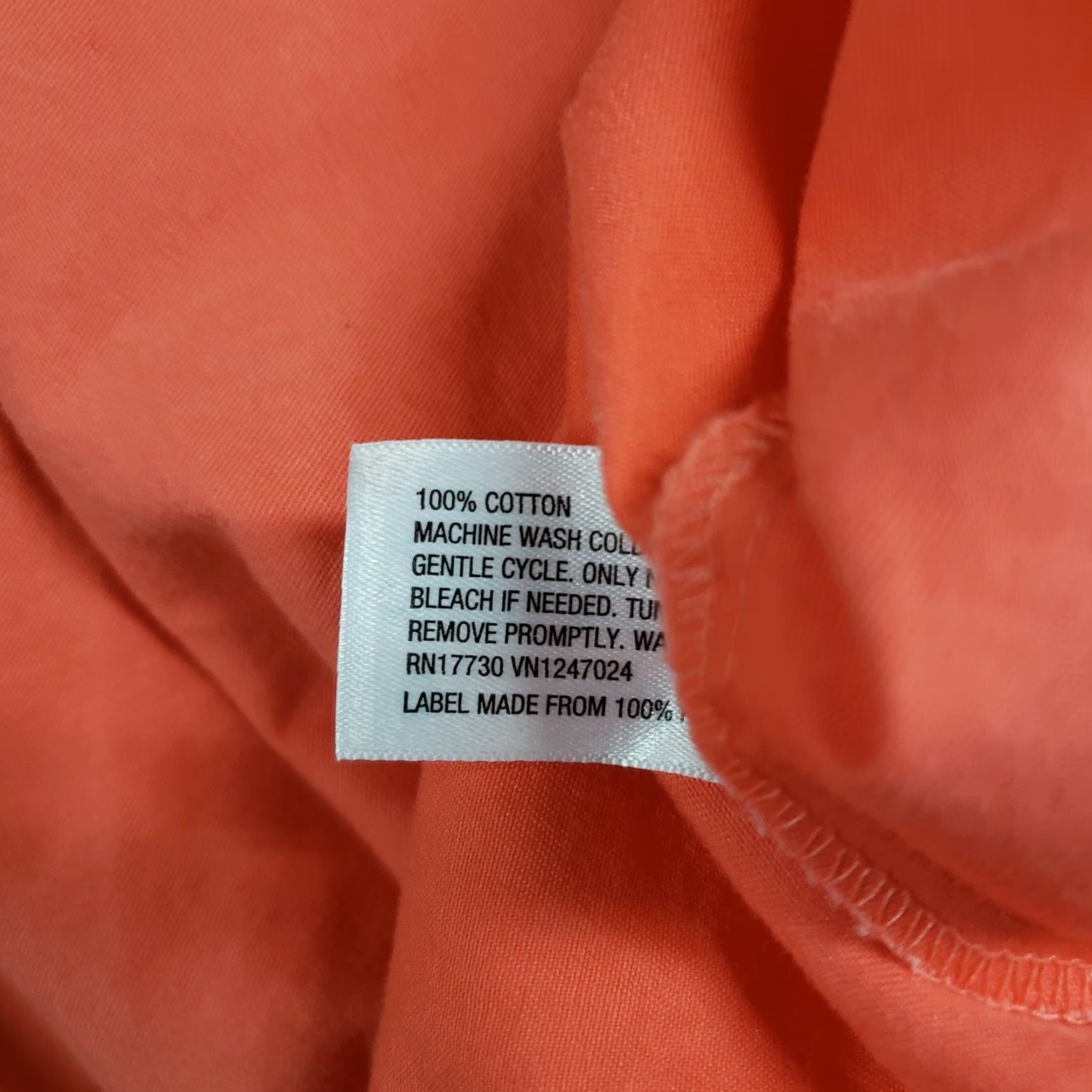 Vintage Ava & Viv Womens Top X Solid Pink 3/4 Sleeve Scoop Neck Cotton Blouse Womens XS? Size XL / US 12-14 / IT 48-50 - 5 Thumbnail