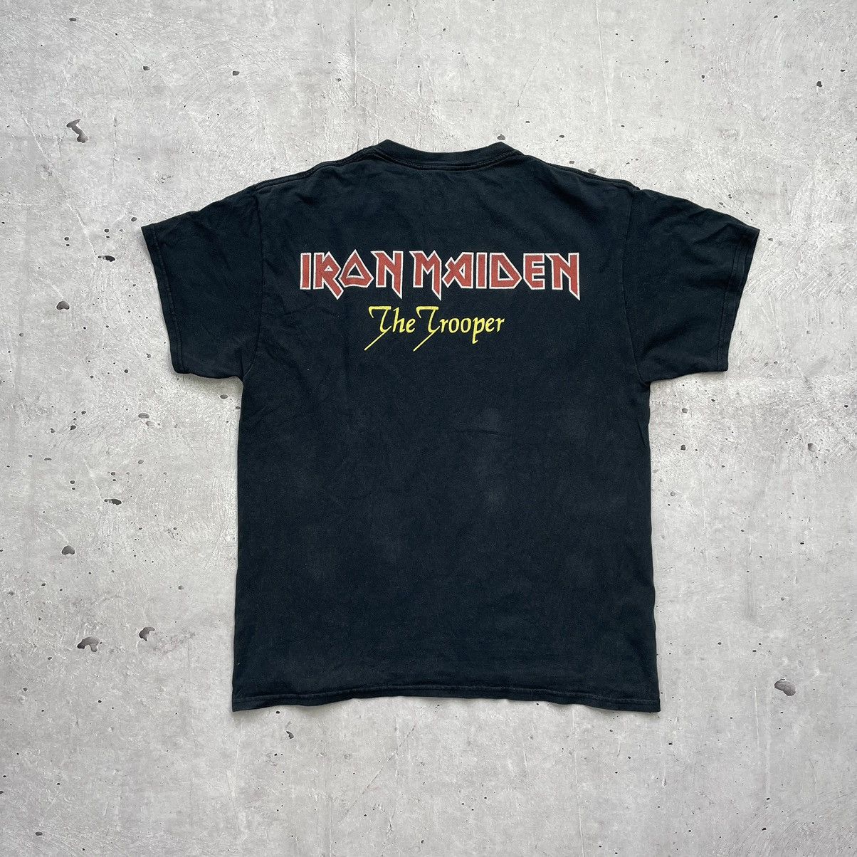 Iron Maiden × Vintage Vintage Iron Maiden T-Shirt The Trooper 2010 Band Rock Y2K Size US L / EU 52-54 / 3 - 9 Thumbnail